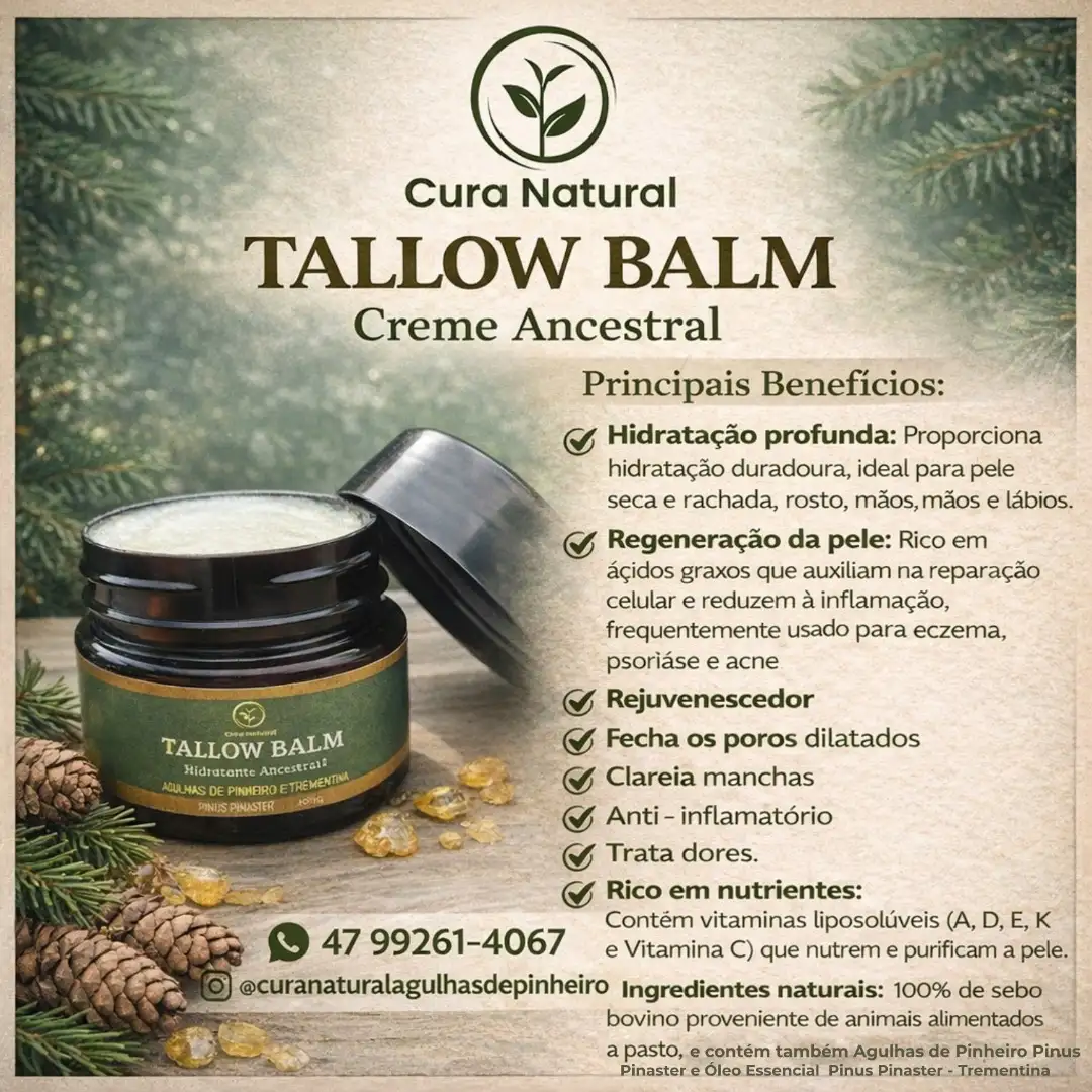TALLOW BALM CURA NATURAL